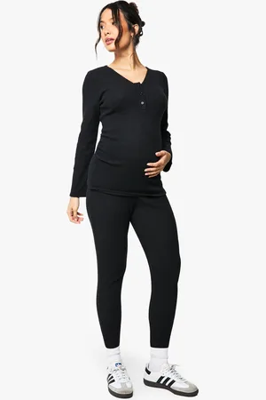Boohoo Matenrity Brushed Rib V Neck Co-Ord - - 8