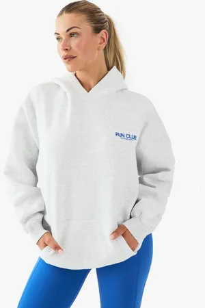 Boohoo Dsgn Studio Sport Run Club Oversized Hoodie - - S