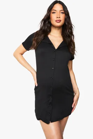 Boohoo Maternity Button Through Collar Nightie - - 8