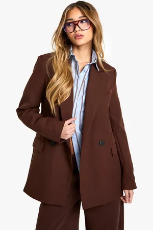 Boohoo Woven Tailored Oversized Blazer - - 8