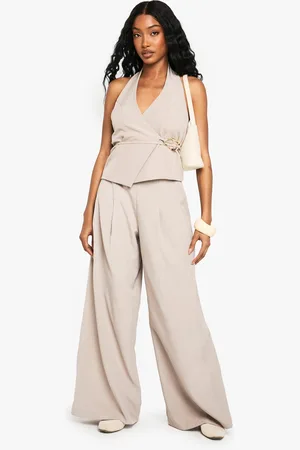 Boohoo Woven Hammered Extreme Wide Leg Trousers - - 6