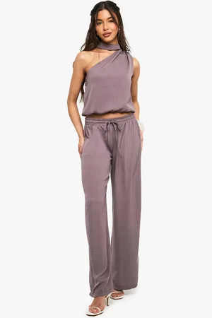 Boohoo Woven Wide Leg Trousers - - 6