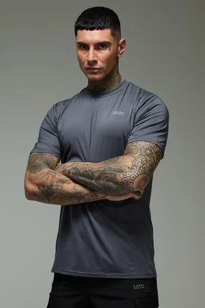 Boohoo Tall Man Active Regular Fit Performance T-Shirt - - 2XL