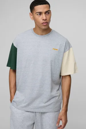 Boohoo Oversized Man Colour Block T-Shirt - - S