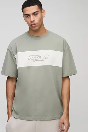 Boohoo Oversized Man Colour Block T-Shirt - - S