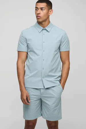 Technic Regular Fit al Stretch Shirt & Comfort Short Set - - S