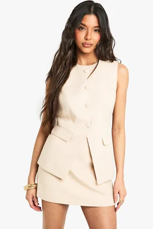 Boohoo Boucle Tailored Mini Skirt - - 8