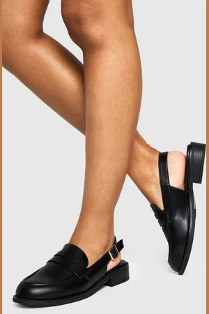 Boohoo Slingback Chunky Loafers - - 5