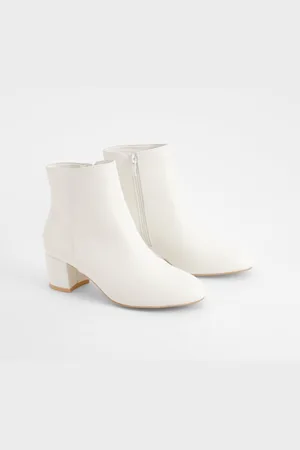 Boohoo Basic Block Heel Shoe Boots - - 7