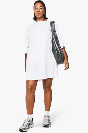 Boohoo Plus Oversized T-Shirt Dress - - 20