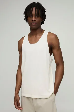 Boohoo Regular Fit Basic Racer Back Vest - - S