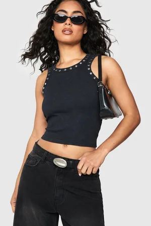 Boohoo Chunky Hardware Buckle Belt - - ONE SIZE