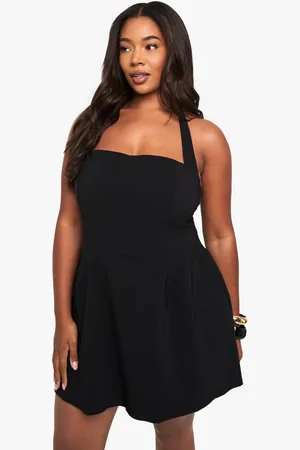 Boohoo Plus Sculpt Bardot Mini Dress - - 16