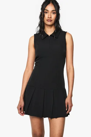Boohoo Tennis Skirt Mini Dress - - 8