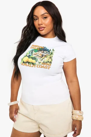 Boohoo Plus Positano Baby T-Shirt - - 16