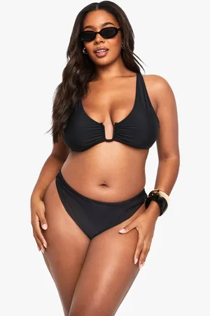 Boohoo Plus Swimwear Essentials High Waist Brief - - 16
