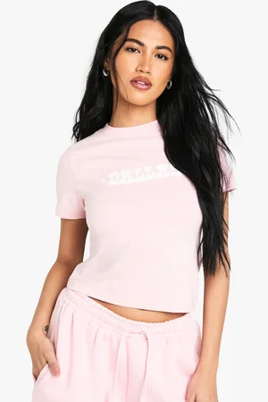 Boohoo Dallas Slogan Puff Print Baby T-Shirt - - S