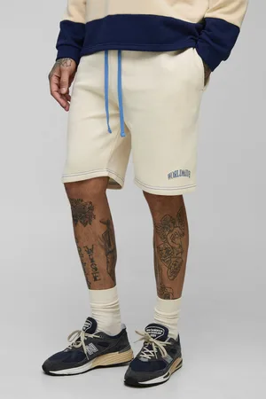 Boohoo Tall Relaxed Worldwide Contrast Stitch Short - - 2XL