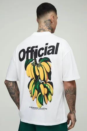 Boohoo Tall Oversized Official Banana Printed T-Shirt - - 2XL