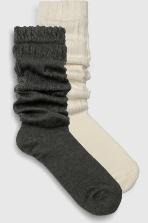 Boohoo 2 Pack Knitted Slouchy Socks - - ONE SIZE