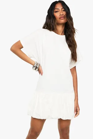 Boohoo Puffball T-Shirt Dress - - 8