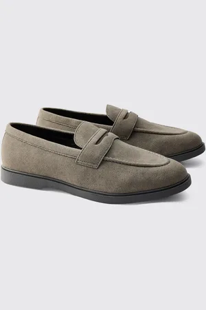 Boohoo Faux Suede Saddle Loafer - - 6