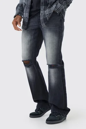 Plus Relaxed Rigid Extreme Ripped Jean