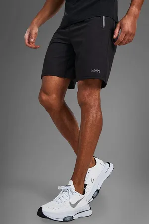 Boohoo Mens Man Active Gym Zip Pocket Regular Fit 5inch Shorts