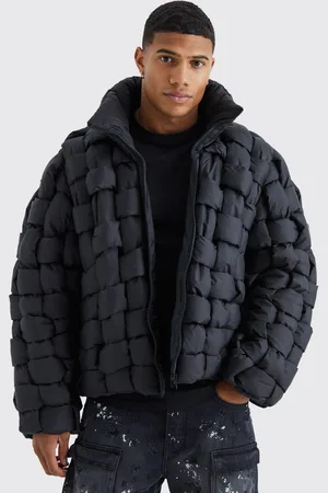 Boohoo Mens Hand Weft Nylon Puffer in