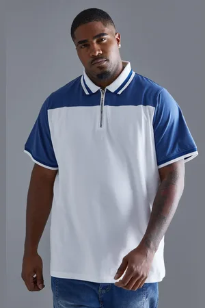 Boohoo Mens Plus Colour Block Polo