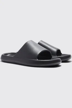 Boohoo Mens Plain Moulded Slider