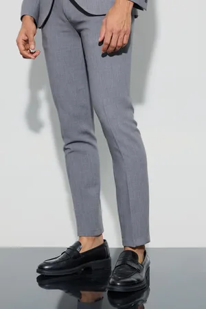 Boohoo Mens Jersey Skinny Suit Trousers