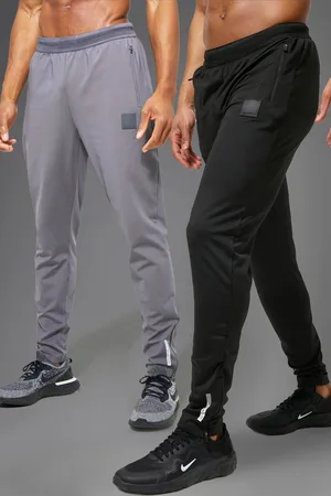 Boohoo Mens Man Active Gym Performance Jogger 2 Pack