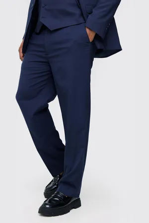 Boohoo Mens Plus Regular Fit Suit Trouser In