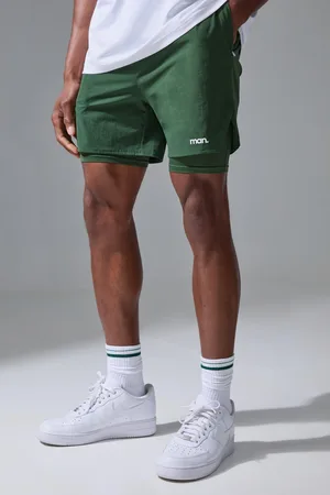 Boohoo Mens Man Sport Side Split 5inch 2-in-1 Short