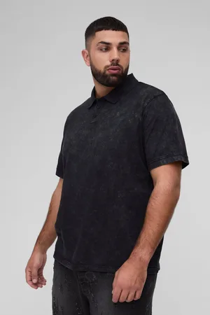 Boohoo Mens Plus Washed Polo in