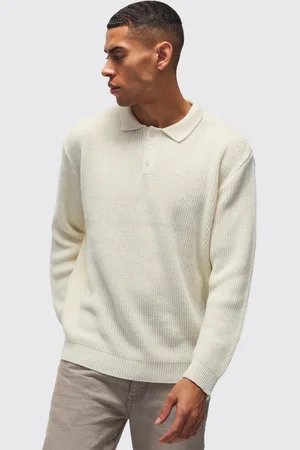 Boohoo Mens Knitted Rugby Polo