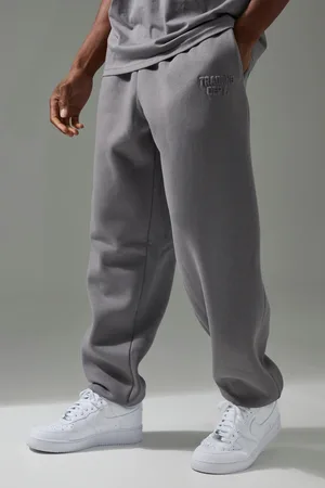 Boohoo Mens Man Active Training Dept Oversized Embossed Jogger