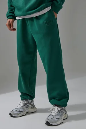 Boohoo Mens Man Active Training Dept Oversized Embossed Jogger