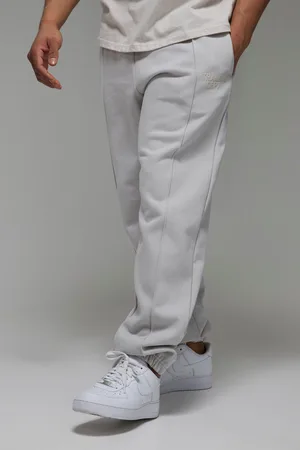 Boohoo Mens Training Dept Washed Pin Tuck Oversized Jogger