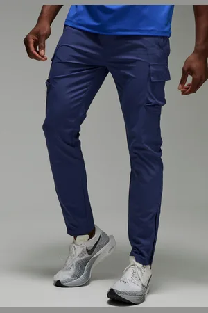 Boohoo Mens Man Active Gym Technical Tapered Cargo Jogger