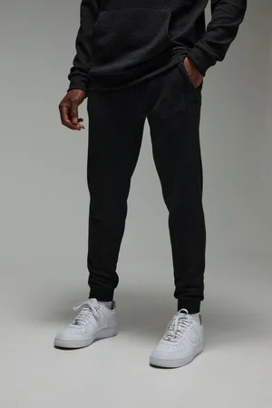 Boohoo Mens Man Sport Textured Double Knit Jogger