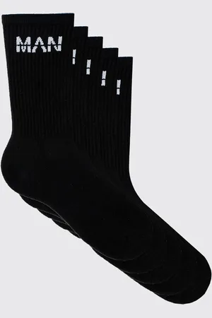 Boohoo Mens 5 Pack Man Sport Socks