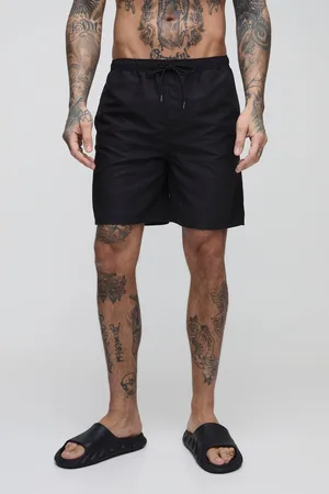 Boohoo Mens Tall Mid Length Swim Shorts