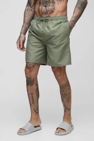 Boohoo Mens Tall Mid Length Swim Shorts