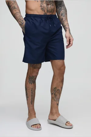 Boohoo Mens Tall Mid Length Swim Shorts