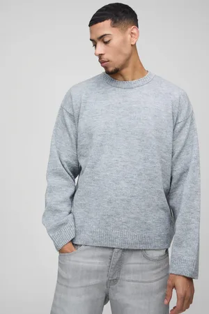 Boohoo Mens Oversized Knitted Jumper