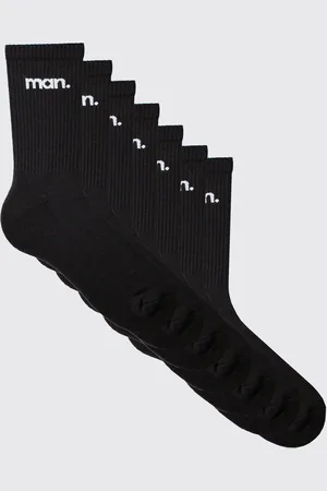 Boohoo Mens 7 Pack MAN Sports Socks