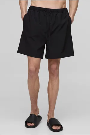 Boohoo Mens Tall 2 Pack Short Length Swim Shorts