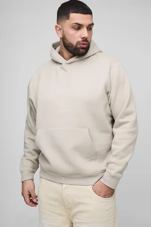 Boohoo Mens Plus 330GSM Homme Over The Head Regular Fit Hoodie